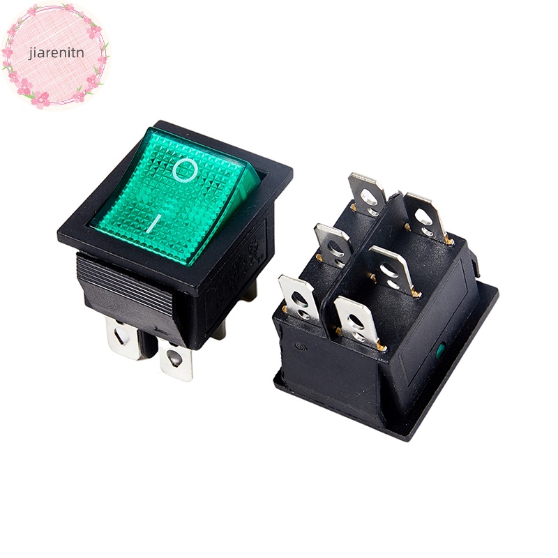 1 Công Tắc Nguồn kcd4 3 Chấu 6 Chấu 16a 250Vv / 20a 125vac vn