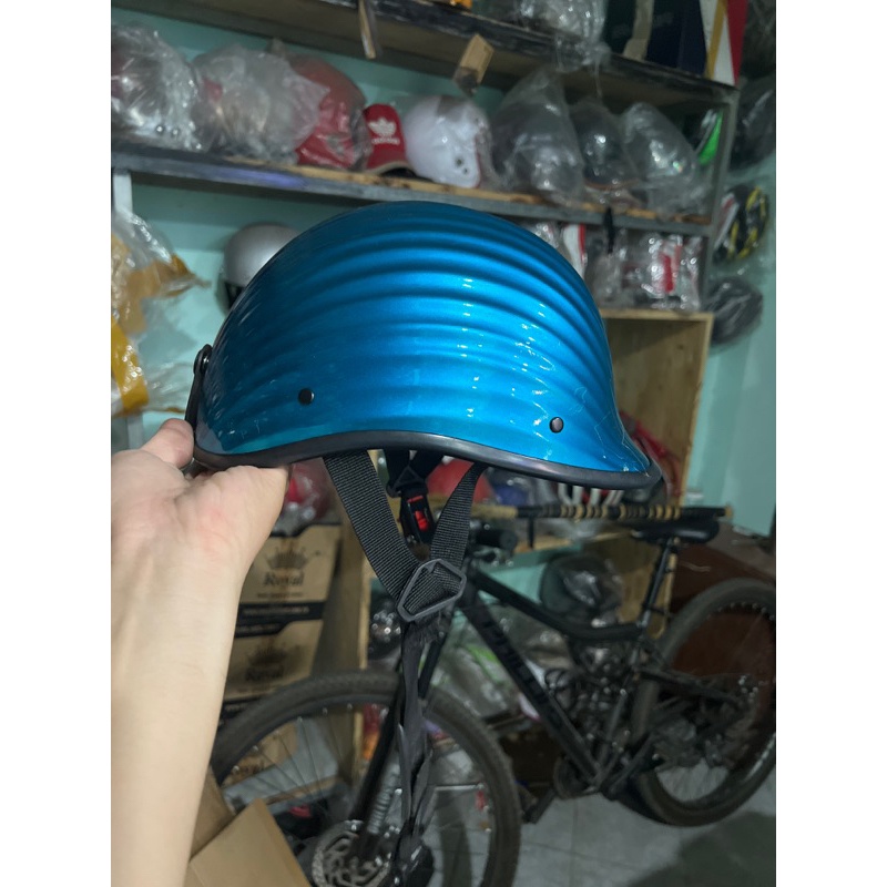 Nón bảo hiểm đua ngựa phủ carbon