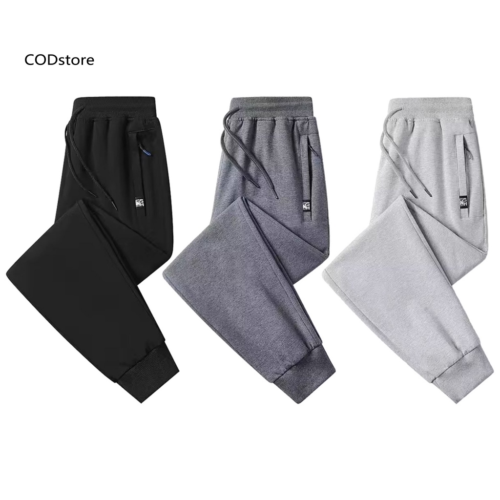 Kdcod * Quần Thể Thao Dây Rút Có Túi Mềm Màu Trơn Thoải Mái Và Thoải Mái Sành Điệu Cho Nam Giới