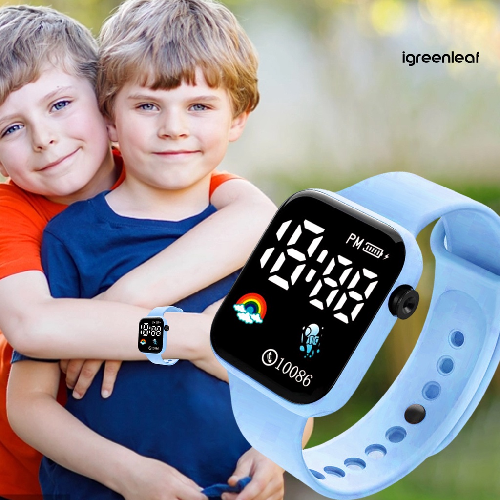 Đồng Hồ Điện Tử Chống Thấm Nước igreenleafdzrx Cho Bé