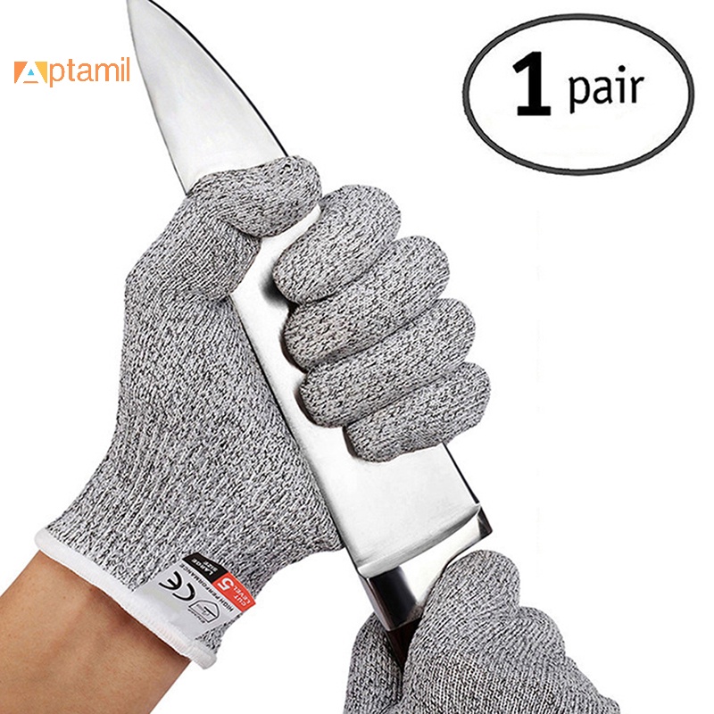 Găng Tay Chống Cắt Kính Cường Lực 5 Cấp Độ hppe An Toàn Chống Cắt Chất Lượng Cao