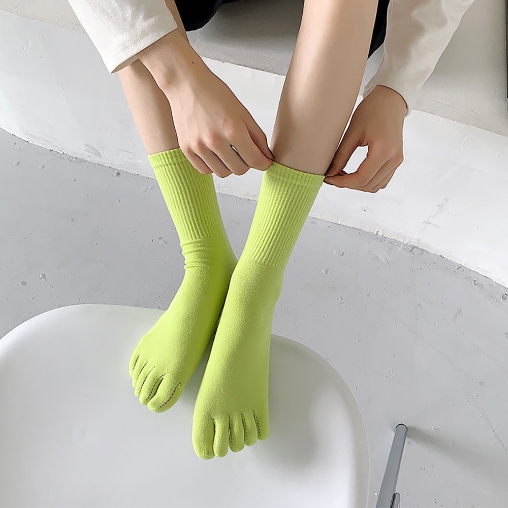Dễ Thương Đôi Tất Chân Tách Ngón Thoáng Khí Thời Trang Cho Nữ