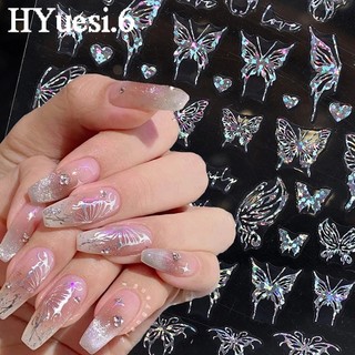 Miếng Dán Trang Trí Móng Tay Hình Bướm 3d diy