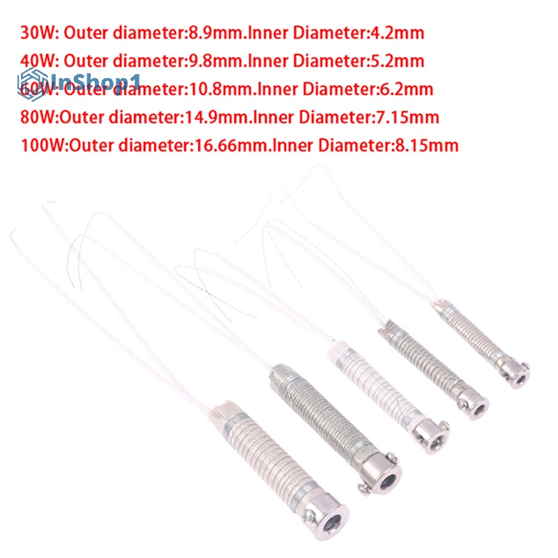 Bút Hàn Lõi Sắt Bền Bỉ Thay Thế 30 / 40 / 60 / 80 / 100w