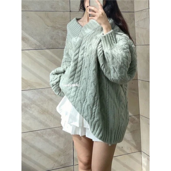 Áo sweater Nữ Thời Trang Thu Đông Phong Cách Hàn Quốc