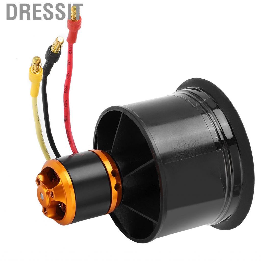 Dressit RC Ducted Fan  25.8m Motor Diameter Dynamic Balance 2 Blades with Brushless for Models
