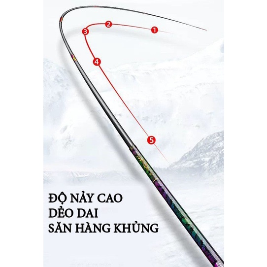 Cần Câu Tay Danh Chấn Thiên Hạ Phiên Bản 5200X - Siêu Phẩm Câu Đài Săn Hàng Khủng - CTTH002