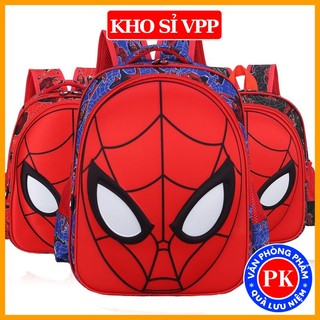 Cặp học sinh lớp 1 cho bé trai, tiểu học cấp 1,2  hình siêu nhân người nhện TE44