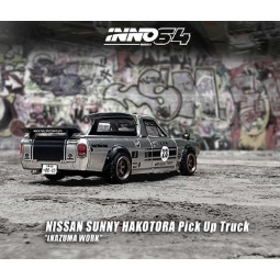 Mô hình ô tô NISSAN SUNNY HAKOTORA Pick Up Truck "INAZUMA WORK" 1/64 INNO64