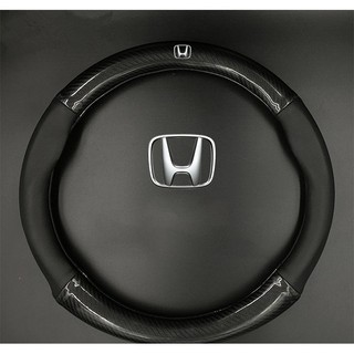 HONDA, Bọc Vô Lăng Cacbon cao cấp có Logo HONDA city, crv, brv, brio, Accord, jazz size 38cm