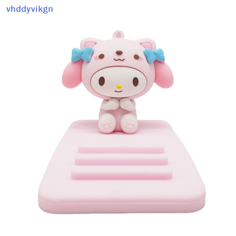 Vhdd sanrio anime hello kitty Giá Đỡ Điện Thoại Để Bàn Trang Trí Nội Thất Mô Hình kawaii kuromi cinnamoroll melody purin Màu Xanh Dương vn