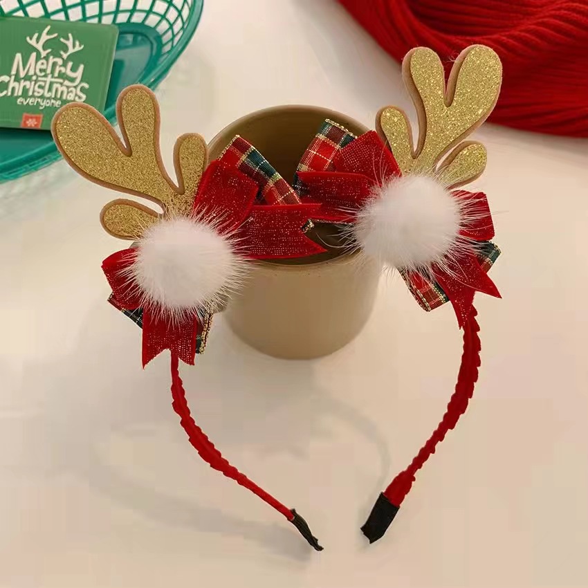 Băng Đô Giáng Sinh 2023 Đính Nơ Dễ Thương