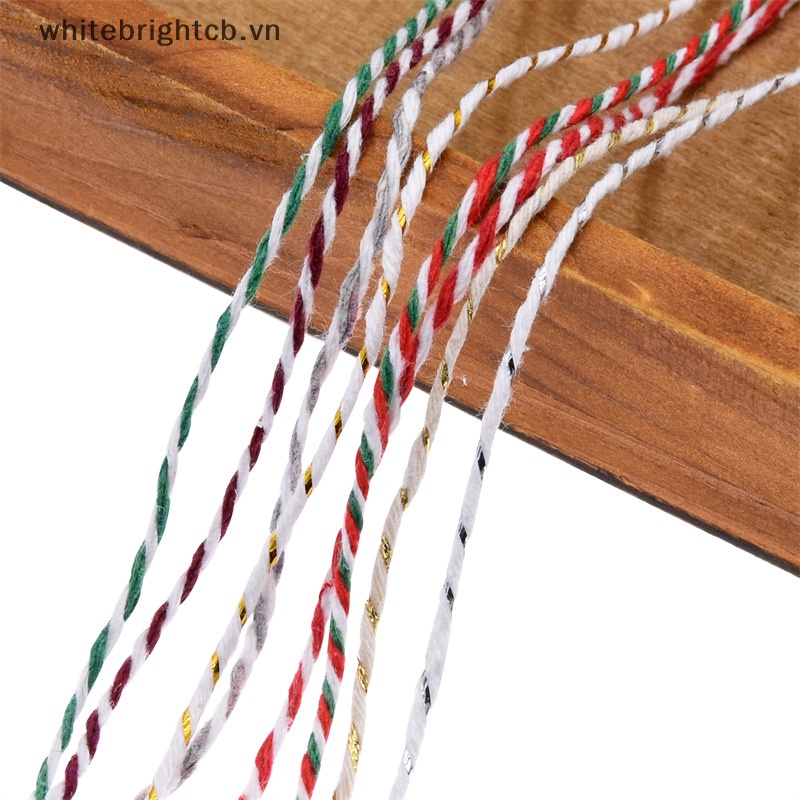 Cuộn Dây Thừng cotton 100m Dùng Gói Quà Giáng Sinh