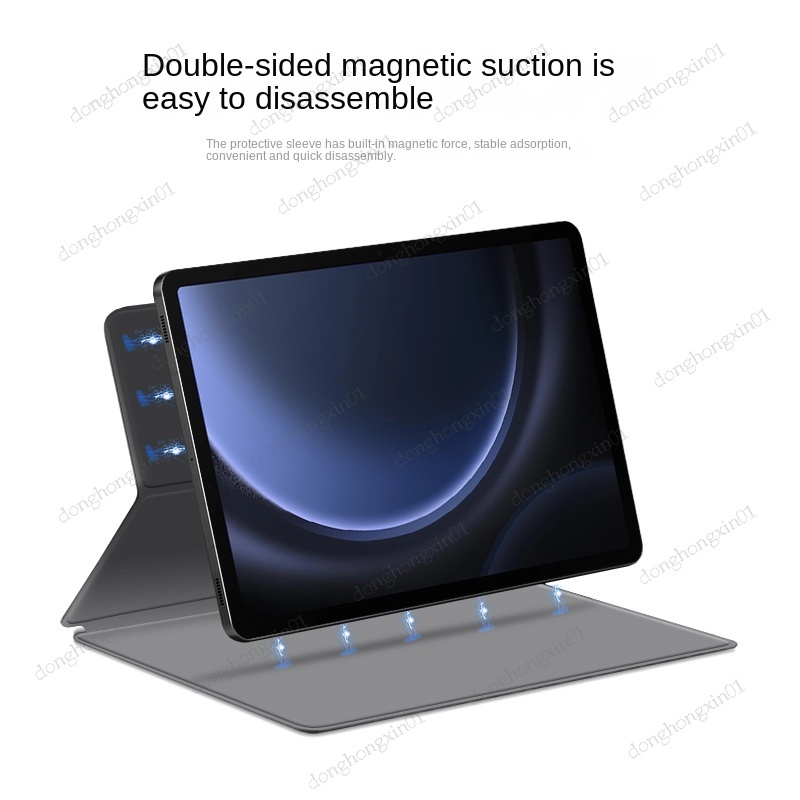 Ốp Bao Da Máy Tính Bảng Có Ngăn Đựng Bút Cảm Ứng Cho samsung galaxy tab s9 fe s9 plus s7 fe s8 plus tab s7 s8 s9 11 inch