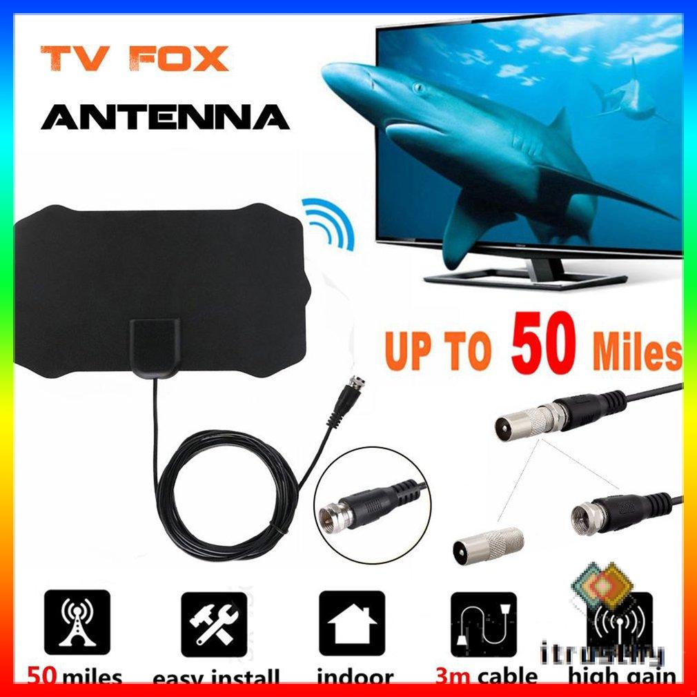 Ăng Ten Tivi Ăng Ten Trong Nhà Ăng Ten Kỹ Thuật Số Hd Ăng Ten Tivi 4K Từ Xa Thu Tín Hiệu Ăng Ten Cho Hdtv Ăng Ten