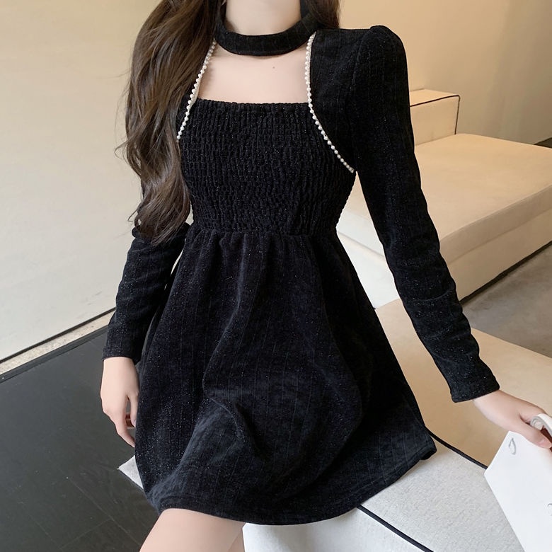 Đầm Nữ Phong Cách Hoàng Gia Pháp Thời Trang Xuân Thu Kiểu Mới