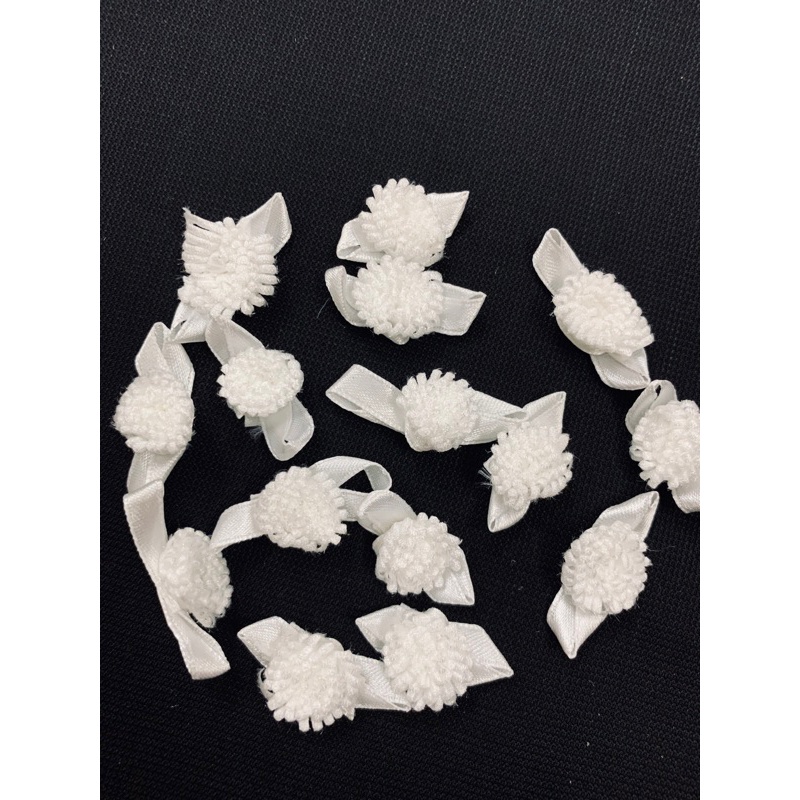 Hoa ruy băng trang trí,nhuỵ hoa ruy băng,hoa ruy băng Patch Sticker dán ủi may lên quần áo, hình may hình ủi lên quần áo