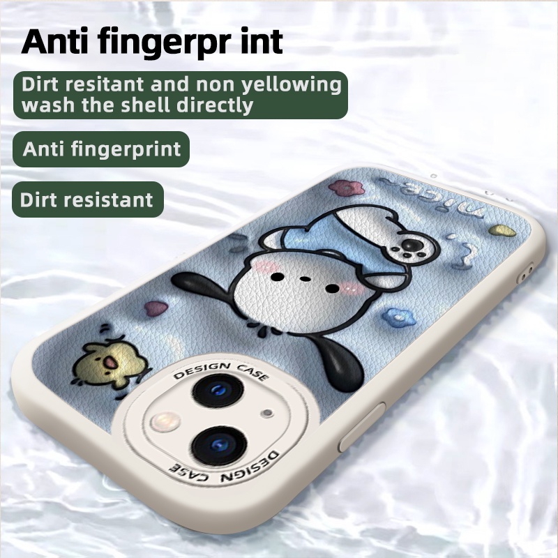 Bao Da Điện Thoại Họa Tiết Hoạt Hình 3d pochacco Cho iphone 15 pro max 15 plus 12 pro max 12 mini iphone 11 pro max Ốp