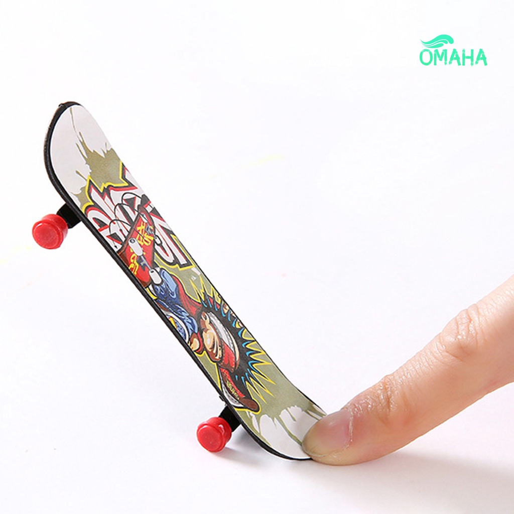 Ván Trượt Ngón Tay Bằng Nhựa In Họa Tiết Hoạt Hình Vui Nhộn Giảm Căng Thẳng