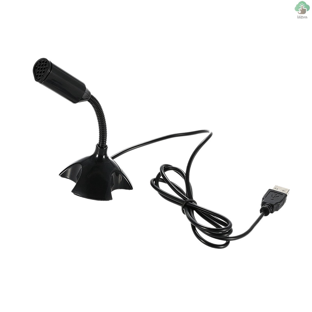 Micro Để Bàn Cổng usb Xoay 360 Độ° Micro Có Thể Điều Chỉnh Hỗ Trợ Thu Âm Giọng Nói Cho pc mac Với Cổng usb