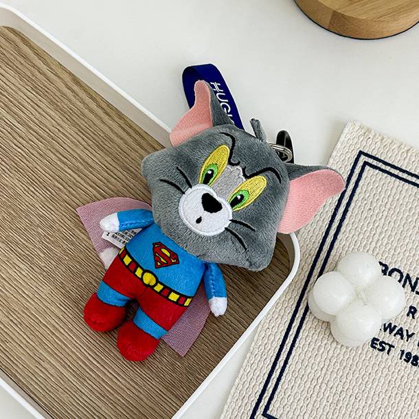 Kts Búp Bê Nhồi Bông tom Và jerry x superman Trang Trí