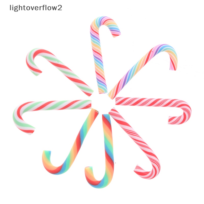 Set 5 Cây Kẹo Giáng Sinh Mini Dễ Thương Trang Trí Nhà Búp Bê