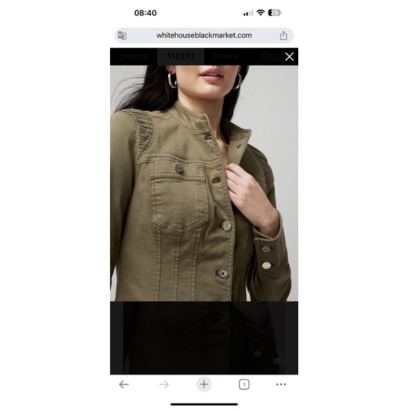 Áo Khoác Jean Kaki  W.H.B.L