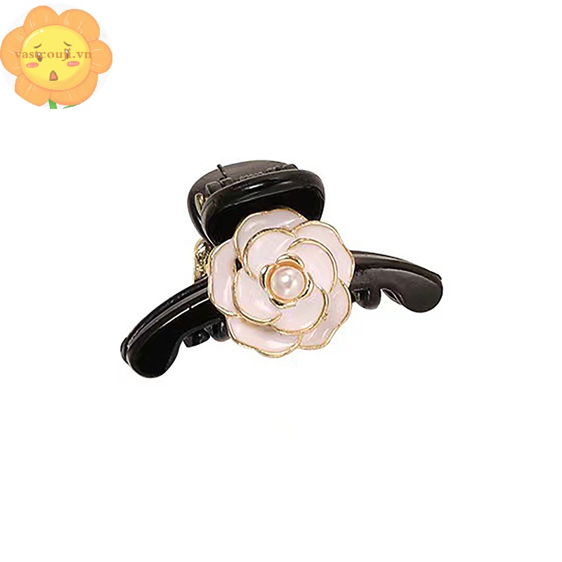 Vastji Kẹp Tóc Hình Hoa Trà Phong Cách retro Cho Nữ vn