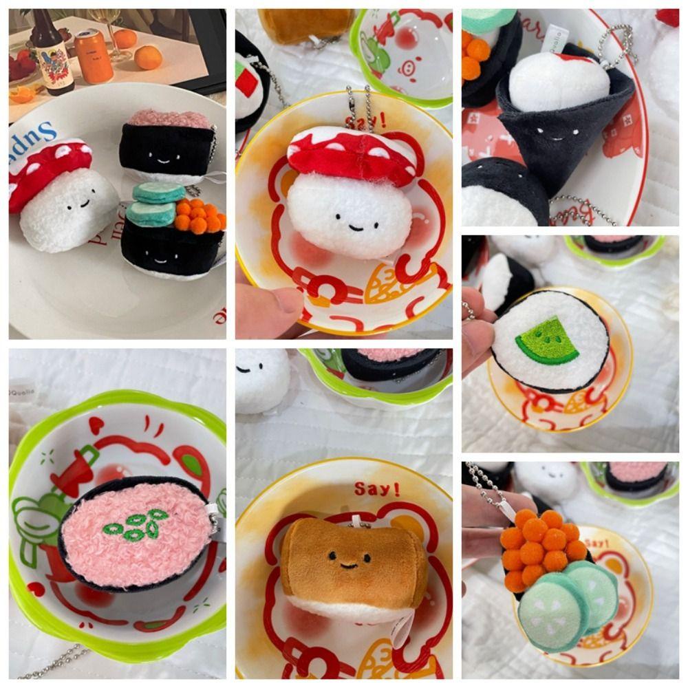 Hanhai Đồ Chơi Nhồi Bông Hình sushi Bạch Tuộc Dễ Thương