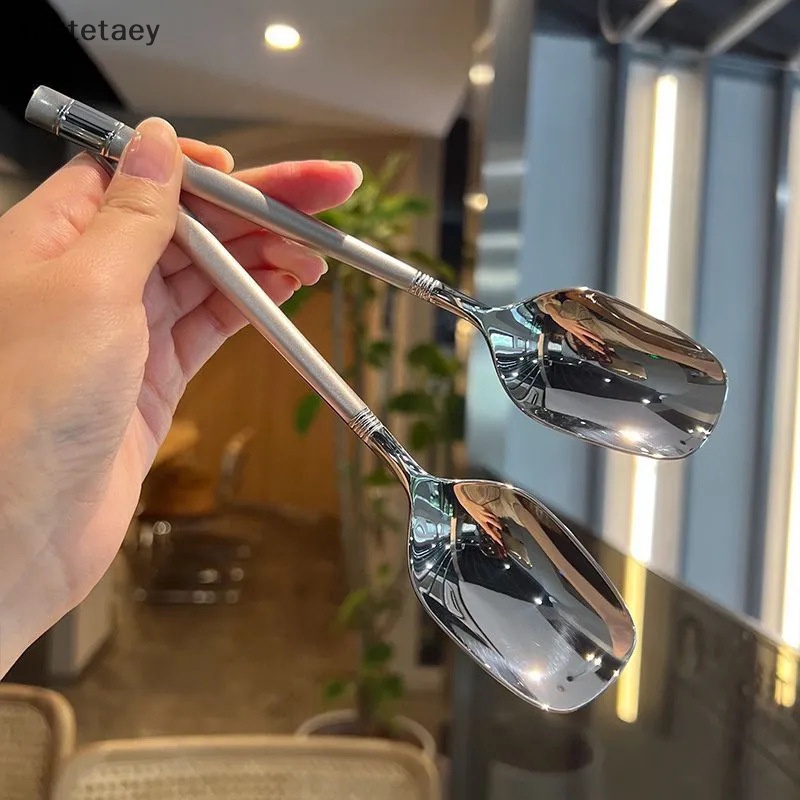 Muỗng Cà Phê Cán Dài Bằng Thép Không Gỉ