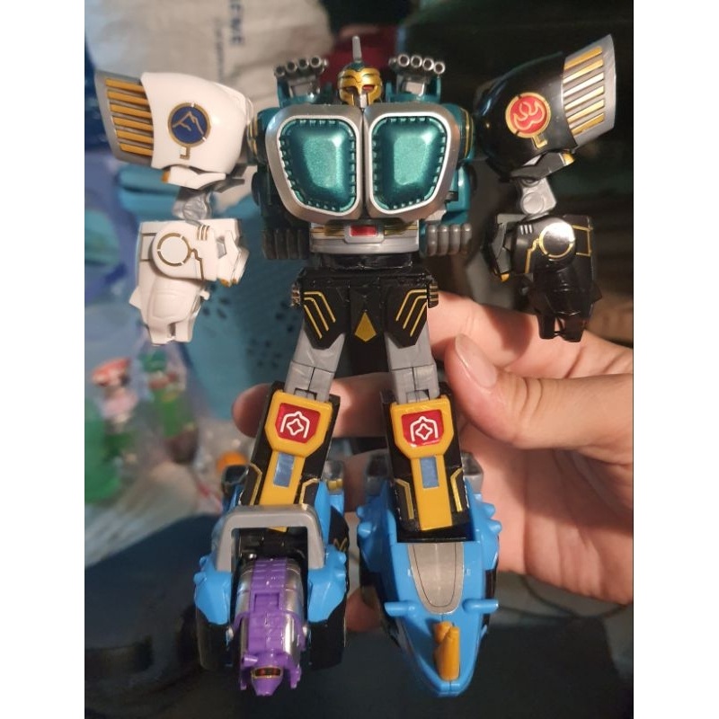 Mô hình đồ chơi siêu nhân gao Gaoranger SMP Bandai. gao Muscle.Tặng ô tô