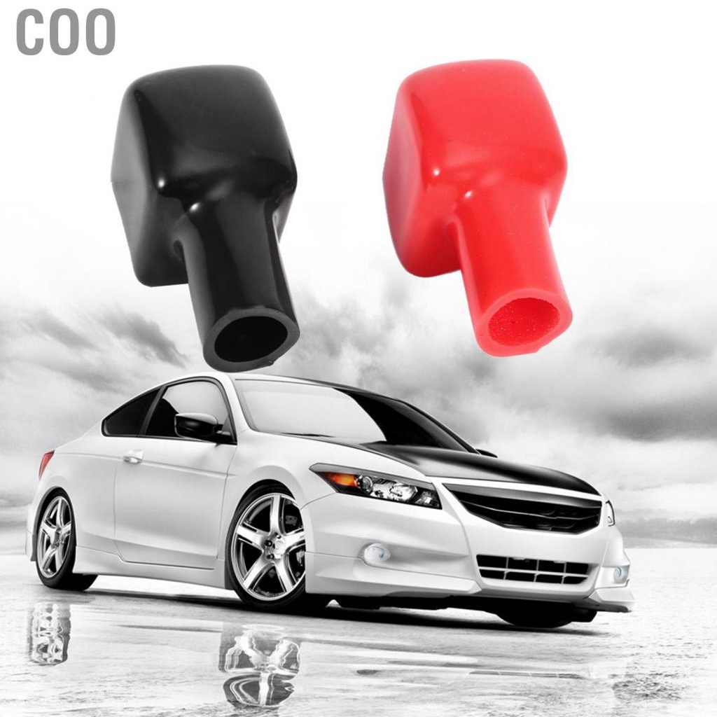 Coo Terminal Caps  Covers Heatproof Red Black for Cars Trucks Motorcycles