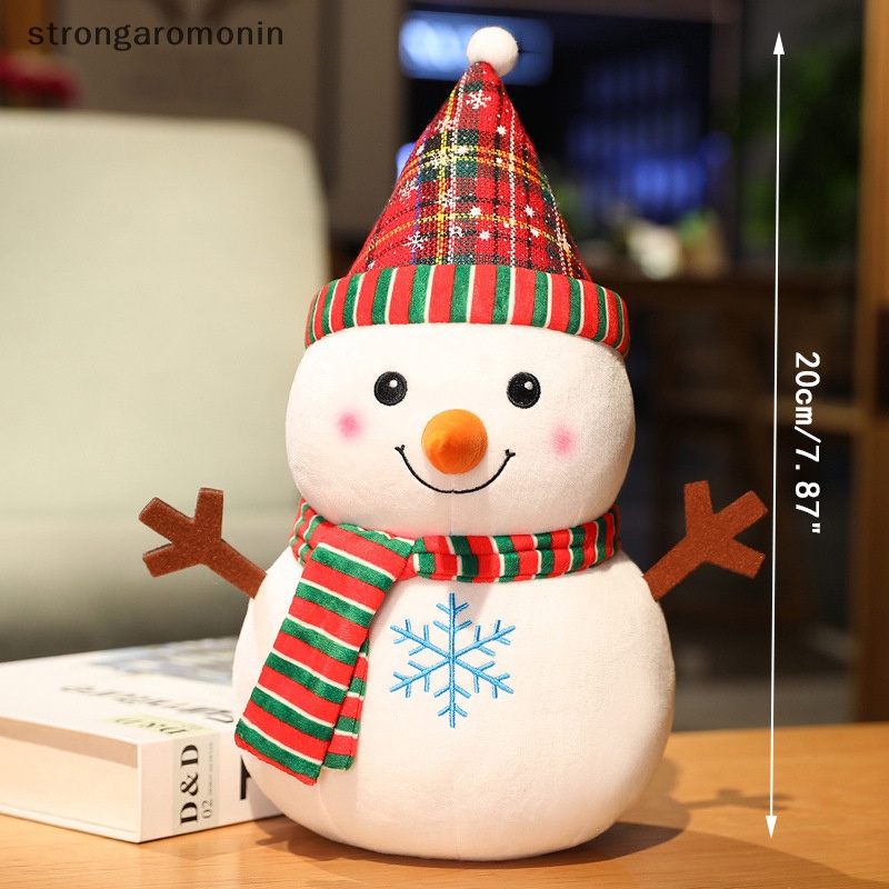 Búp Bê Nhồi Bông Hình Ông Già Noel Tuần Lộc Giáng Sinh Đáng Yêu Cho Bé Gái
