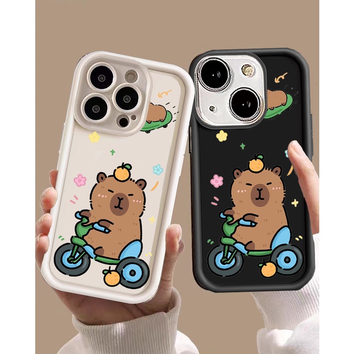 Ốp Điện Thoại Túi Khí Mềm Chống Sốc silicone In Cute Capybara Hình Túi Khí Mềm Chống Sốc Cho Iphone 11/iphone XR/iphone X/XS/13/14/XSMAX/11pro/11ProMax/12/12PRO/12ProMax/13ProMax/13pro/14pro/14ProMax