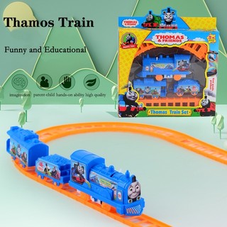 Hộp đồ chơi đường ray xe lửa tàu hỏa Thomas dùng pin Đồ chơi cho bé Đồ Chơi Xe Lửa Chạy Trên Đường Ray
