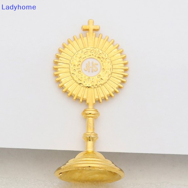 Ladyholic Tượng Thần Thánh Giá Vàng Tôn Giáo Trang Trí Bàn Làm Việc
