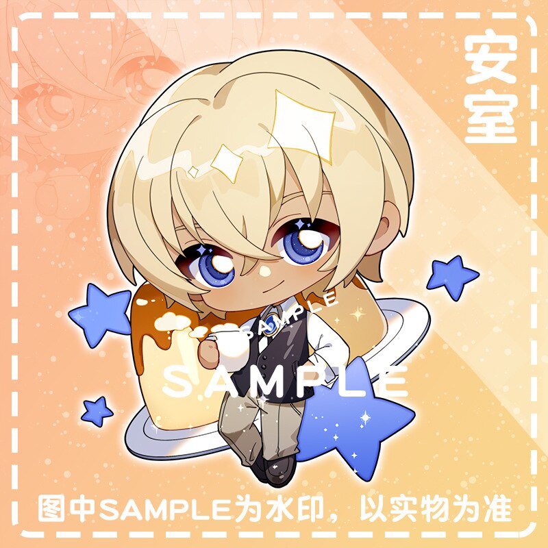 Móc khoá Thám tử lừng danh conan Detective Conan Case Closed Amuro T?ru Kaitou Kiddo Akai Shuuichi Phụ Kiện Trang Trí