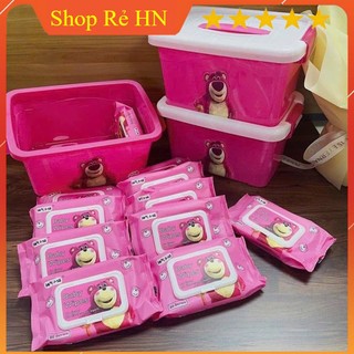 Khăn Giấy Ướt Gấu Dâu Losto