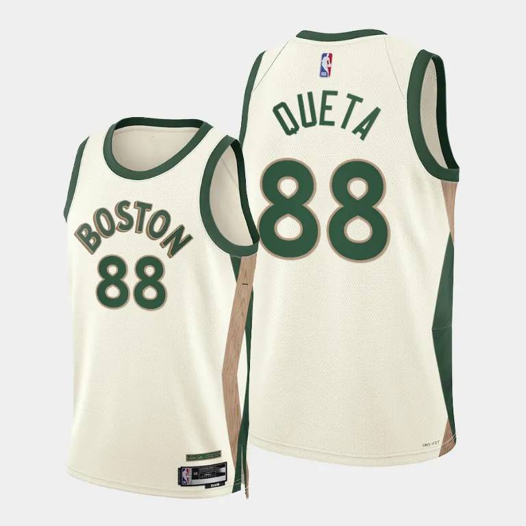 Qy Áo Thể Thao Bóng Rổ nba celtics Phiên Bản Thành Phố Màu Trắng Thông Minh unisex 2024