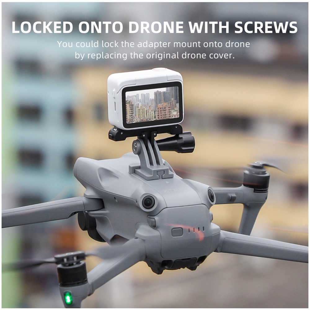 Giá đỡ máy ảnh thể thao Drone Light Bracket Mount cho AIR 3 cho Insta360 GO 3 / OSMO ACTION 4 / GoPr