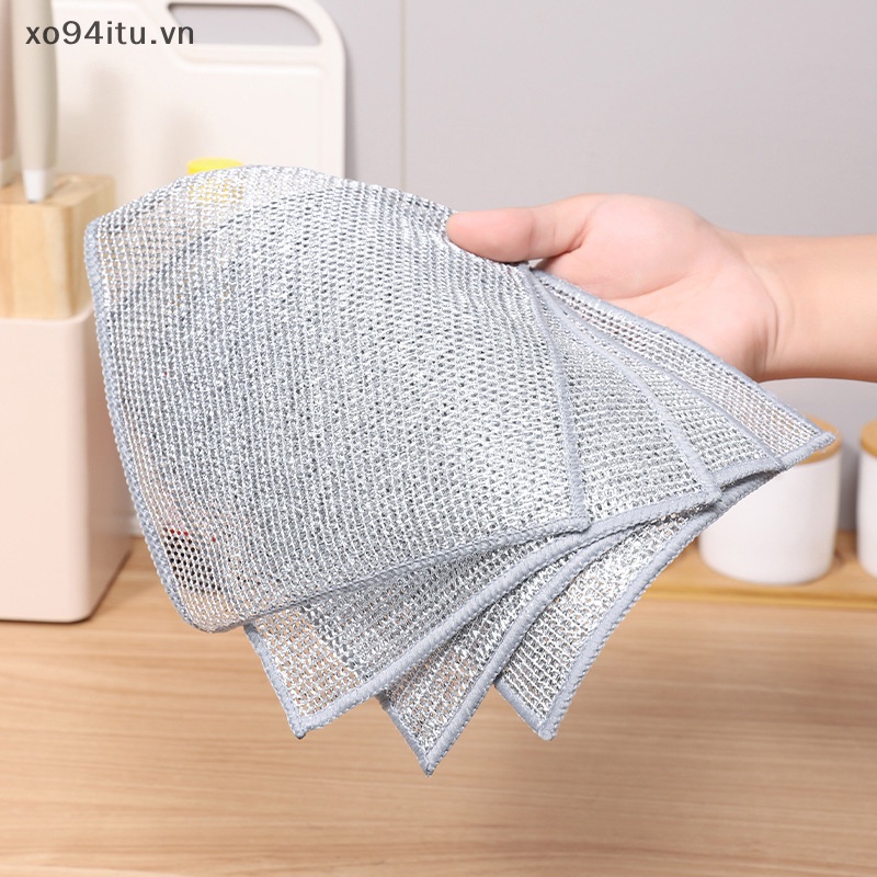 Xoitu Khăn Lau Chén Dĩa Bằng Dây Thép Không Gỉ Thay Thế Chống Dầu vn