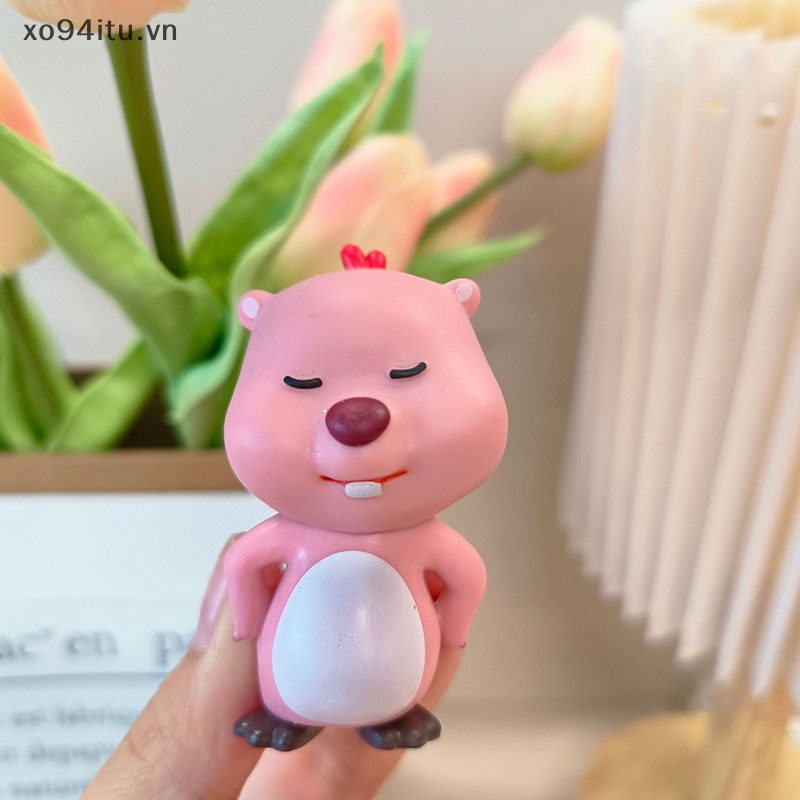 Xoitu Mô Hình Búp Bê Poopy Màu Hồng beaver loopy series Thứ 1 Và 2 Thần Bí Ẩn Chính Hãng vn