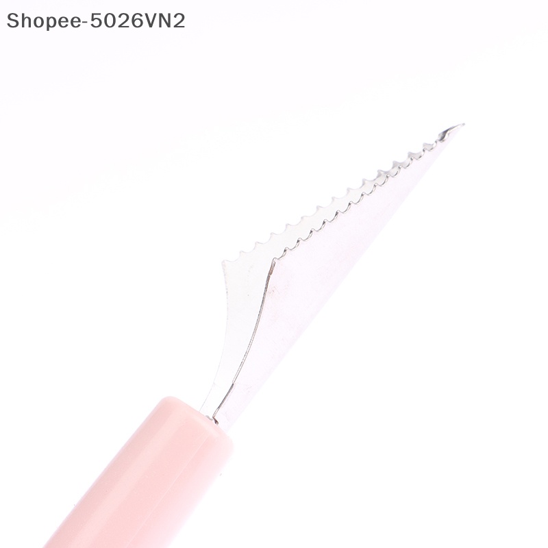 Dao Cạo Trái Cây Hai Đầu Bằng Thép Không Gỉ Dạng Lượn Sóng