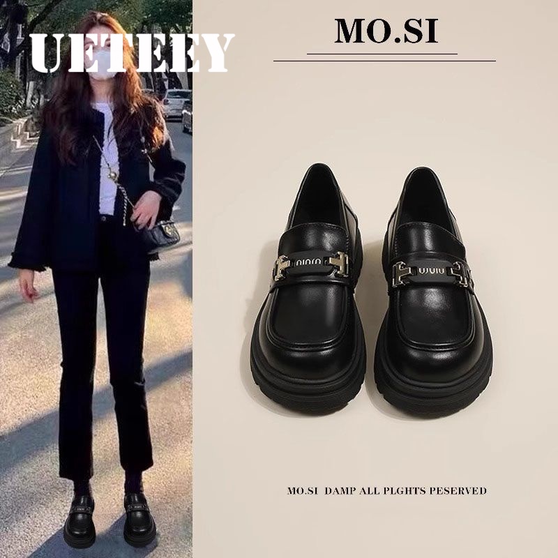 UETEEY  giày búp bê Mary Jane Lolita Đế da mềm đế êm thời trang Nhẹ nhàng Thời thượng Đàn hồi Độc đáo Độ bền cao FLF23B0SA2 47Z231122