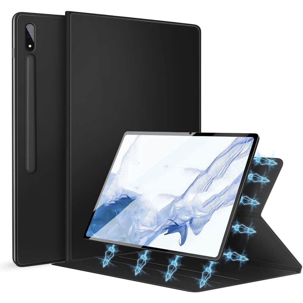 Đứng Bao Da Máy Tính Bảng Có Ngăn Đựng Bút Cho samsung galaxy tab s9 ultra 14.6 2023 tab s8 ultra 2022 tab s9 11 inch 2023 tab s9 plus 2023
