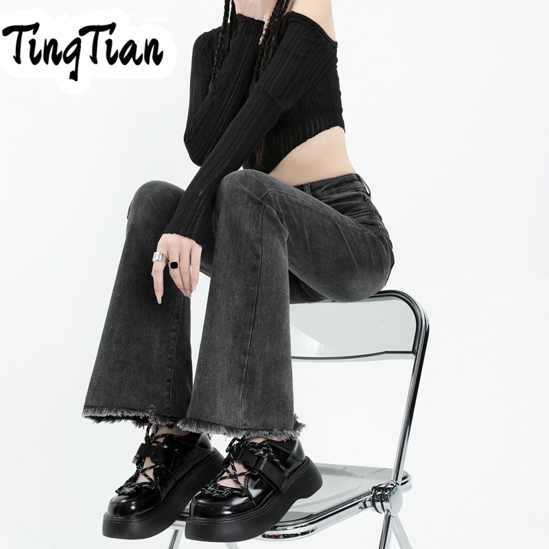 Muse quần_ống_rộng quần nữ jean American vintage jeans 2023 NEW 080325