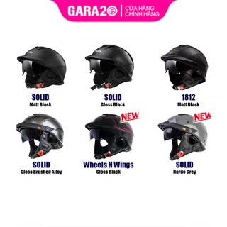 Mũ bảo hiểm nửa đầu LS2 HH590 Rebellion - GARA20