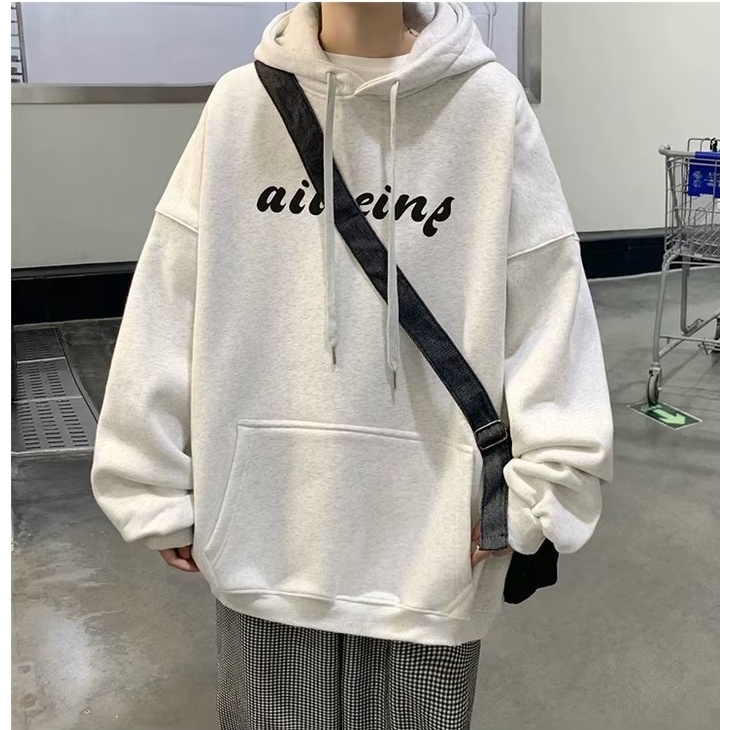 Áo Hoodie Dáng Rộng Thời Trang Xuân Thu Phong Cách Đường Phố Mỹ