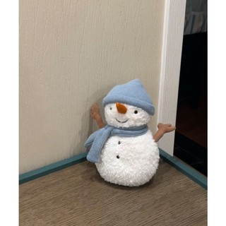 Búp bê người tuyết nhồi bông mềm mại dễ thương 22cm