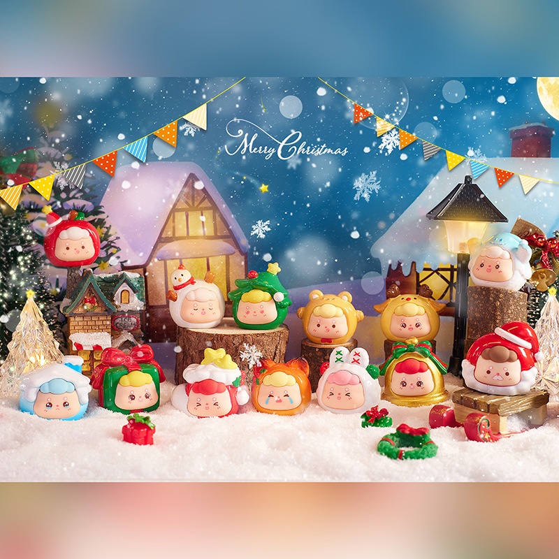 Mô Hình Nhân Vật Hoạt Hình anime Bằng Nhựa resin Dễ Thương Để Bàn Trang Trí Giáng Sinh